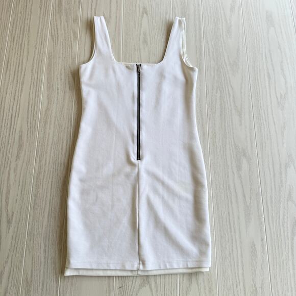 Forever 21 Women’s Small White Sleeveless Midi Bodycon Dress - Picture 4 of 8